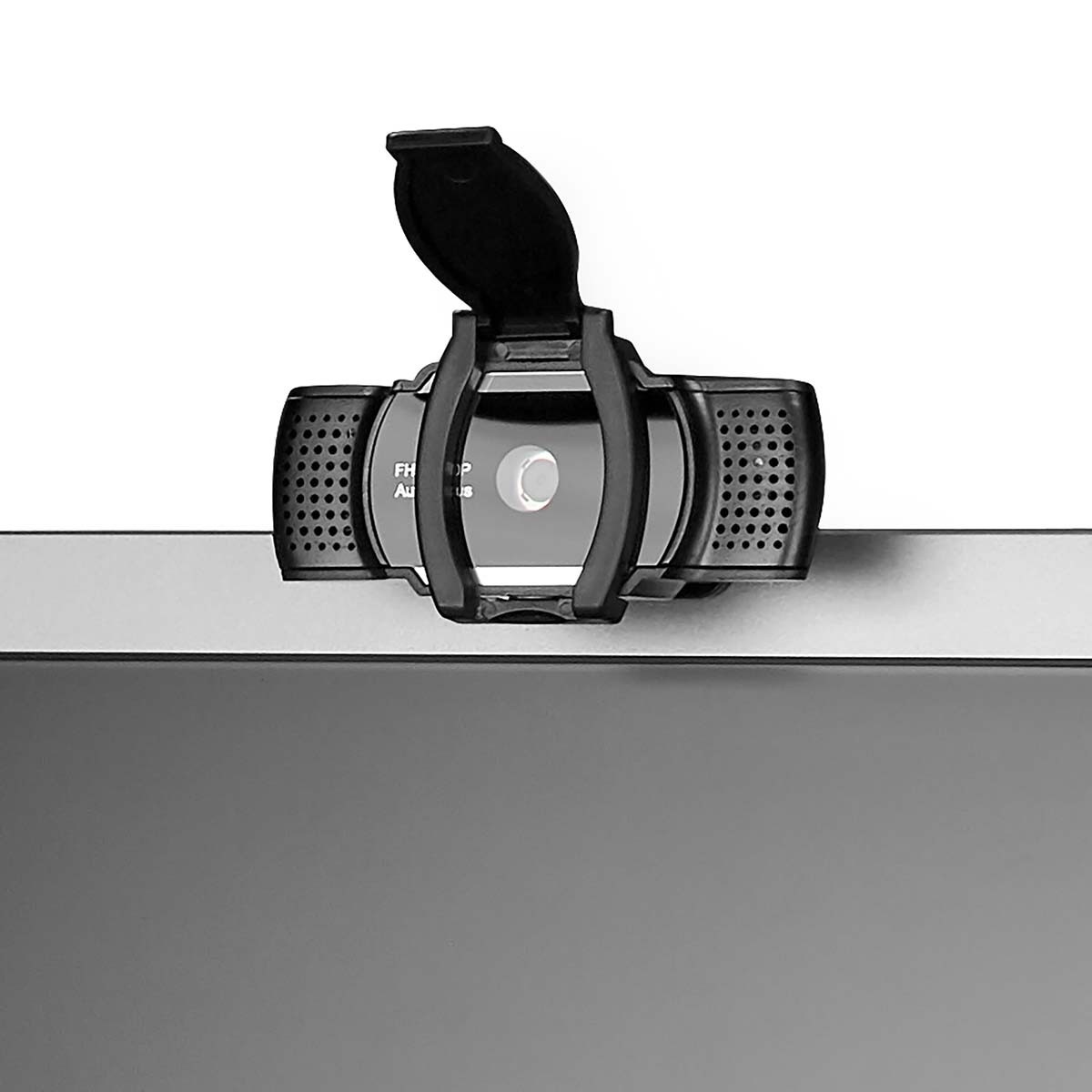 Nedis USB webcam met microfoon en klem/standaard - 2K Quad HD / zwart - 1,5 meter - Afbeelding 6