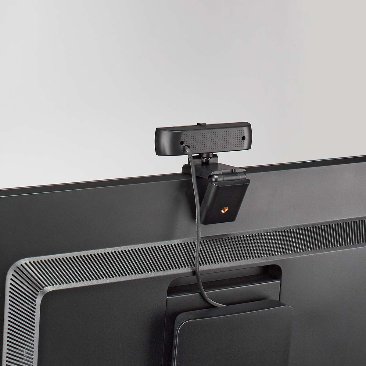 Nedis USB webcam met microfoon en klem/standaard - 4K Ultra HD / zwart - 1,4 meter - Afbeelding 5