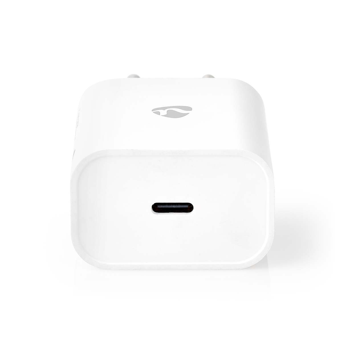 Nedis thuislader met 1 USB-C PD poort en losse 8-pins Lightning - USB-C kabel - 20W / wit - 1 meter - Afbeelding 4