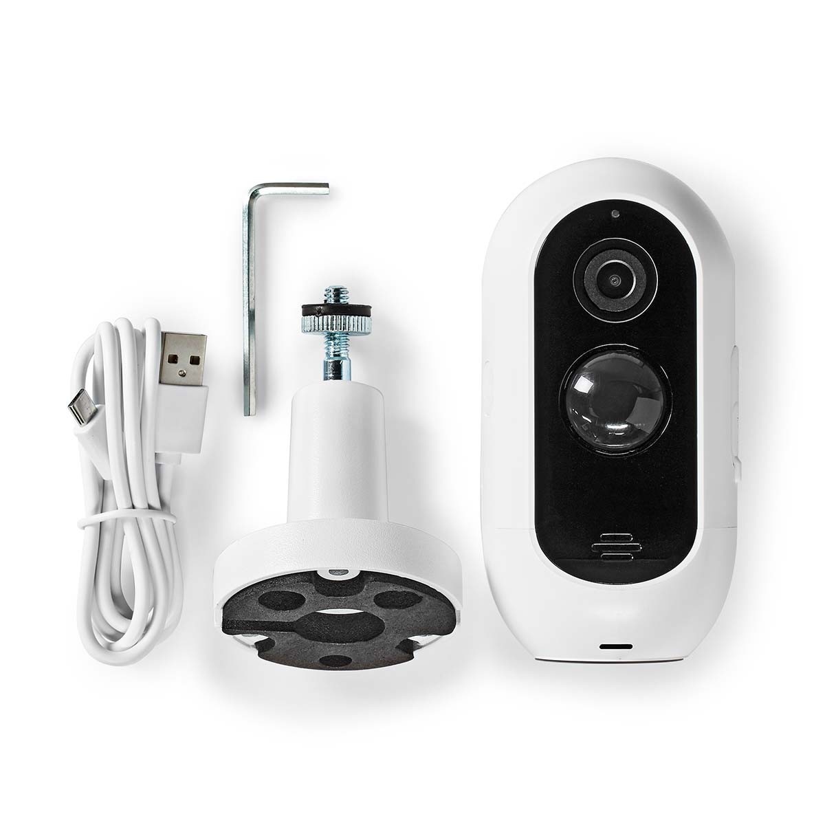 Nedis SmartLife Wi-Fi oplaadbare IP camera met PIR bewegingssensor voor buiten / Full HD 1080p - Afbeelding 7