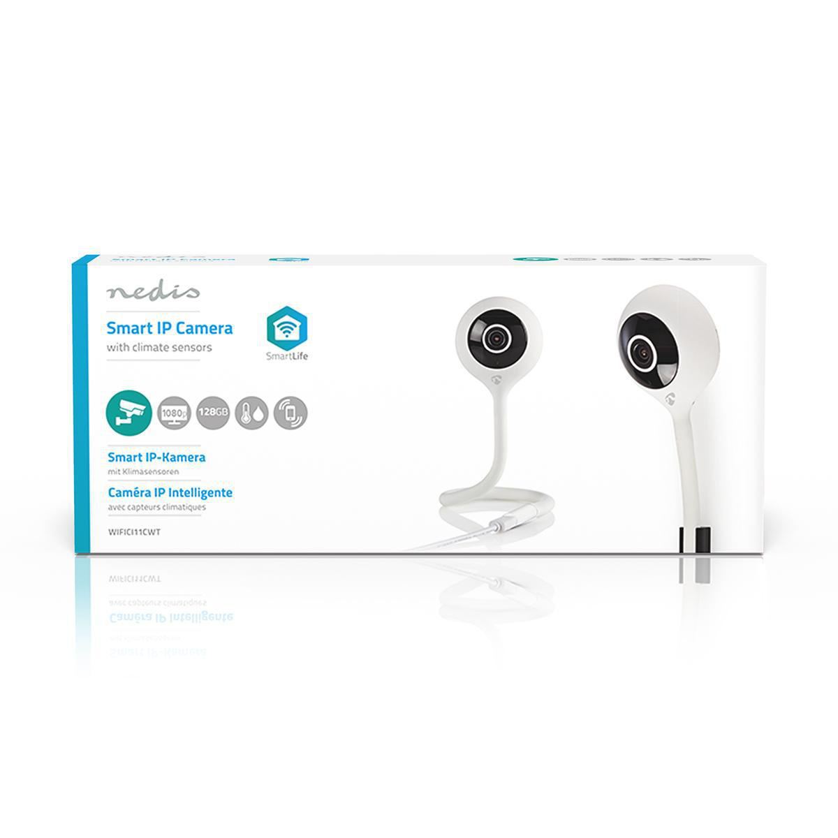 SmartLife Camera voor Binnen | Full HD 1080p | Cloud Opslag (optioneel) / microSD (niet inbegrepen) | Nachtzicht | Wit - Afbeelding 6