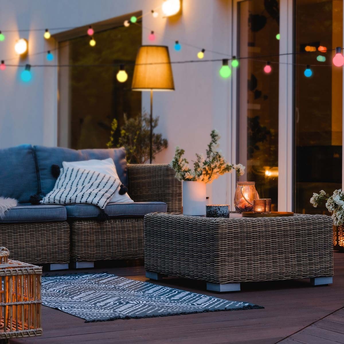 Nedis SmartLife Wi-Fi decoratieve LED-feestverlichting (kleine bollen) - 10,8m - 48 LED's / full-color - Afbeelding 2