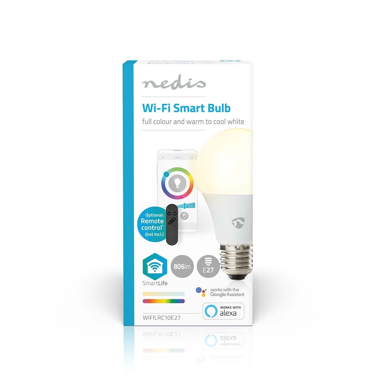 Nedis SmartLife Wi-Fi LED-lamp - E27 fitting / full-color en warm-wit tot koud-wit - Afbeelding 7