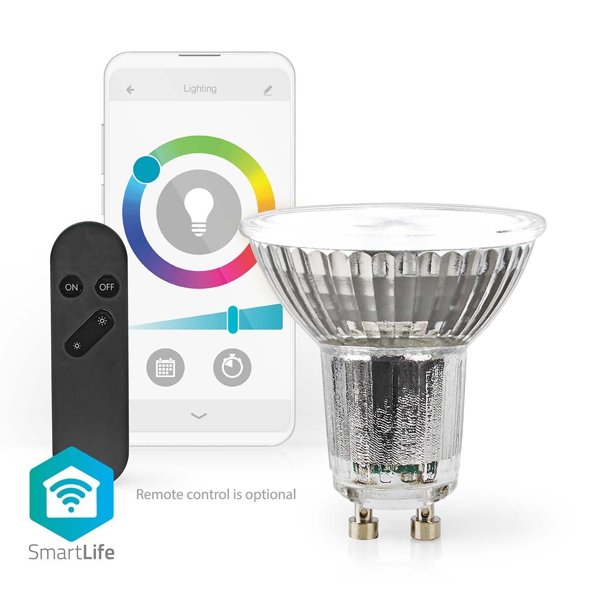 Nedis SmartLife Wi-Fi LED-lamp - GU10 fitting / full-color en warm-wit tot koud-wit - Afbeelding 6