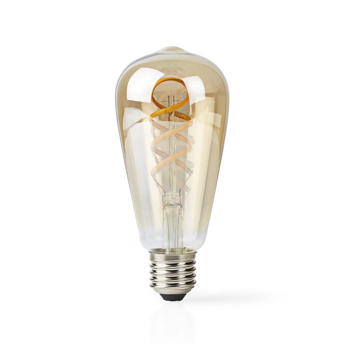 Nedis SmartLife Wi-Fi filament LED-lamp - E27 fitting - ST64 vorm / warm-wit tot koud-wit (goud / glas) - Afbeelding 2