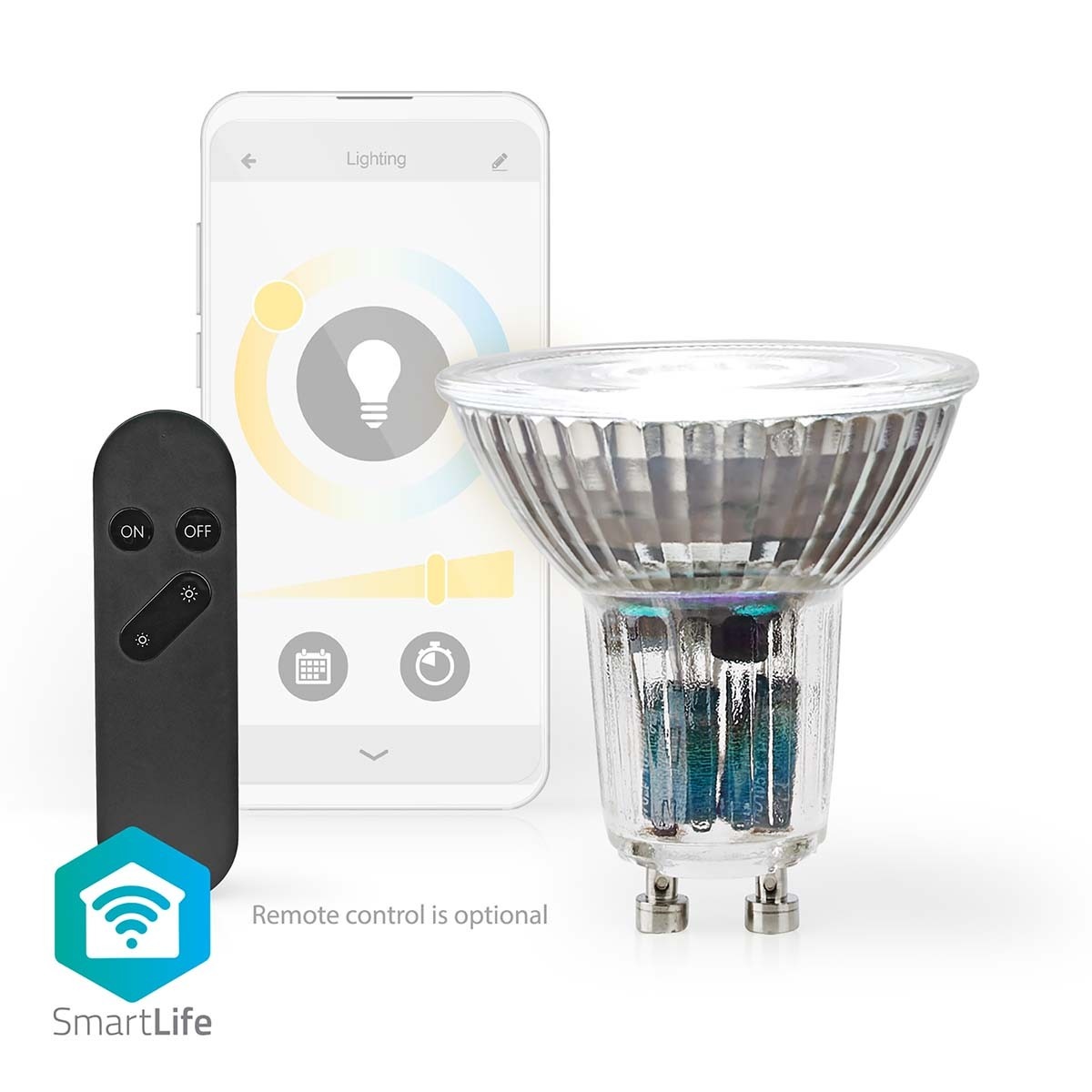 Nedis SmartLife Wi-Fi LED-lamp - GU10 fitting / warm-wit tot koud-wit - Afbeelding 6
