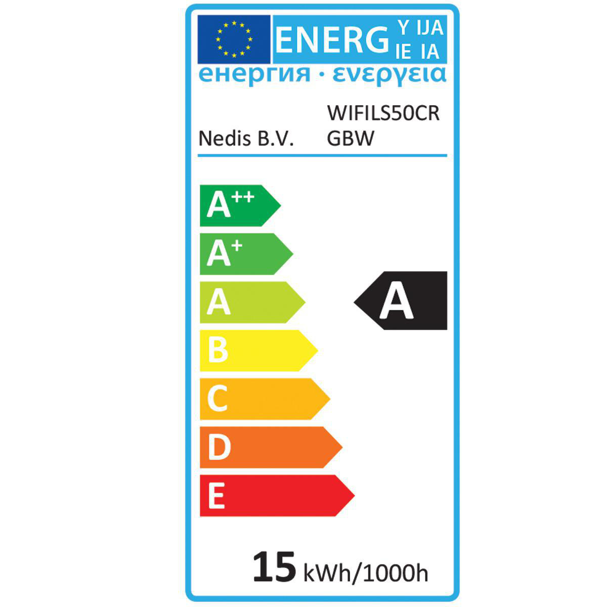 Nedis SmartLife Wi-Fi RGB LED strip - 5 m / full-color en warm-wit tot koud-wit - Afbeelding 9