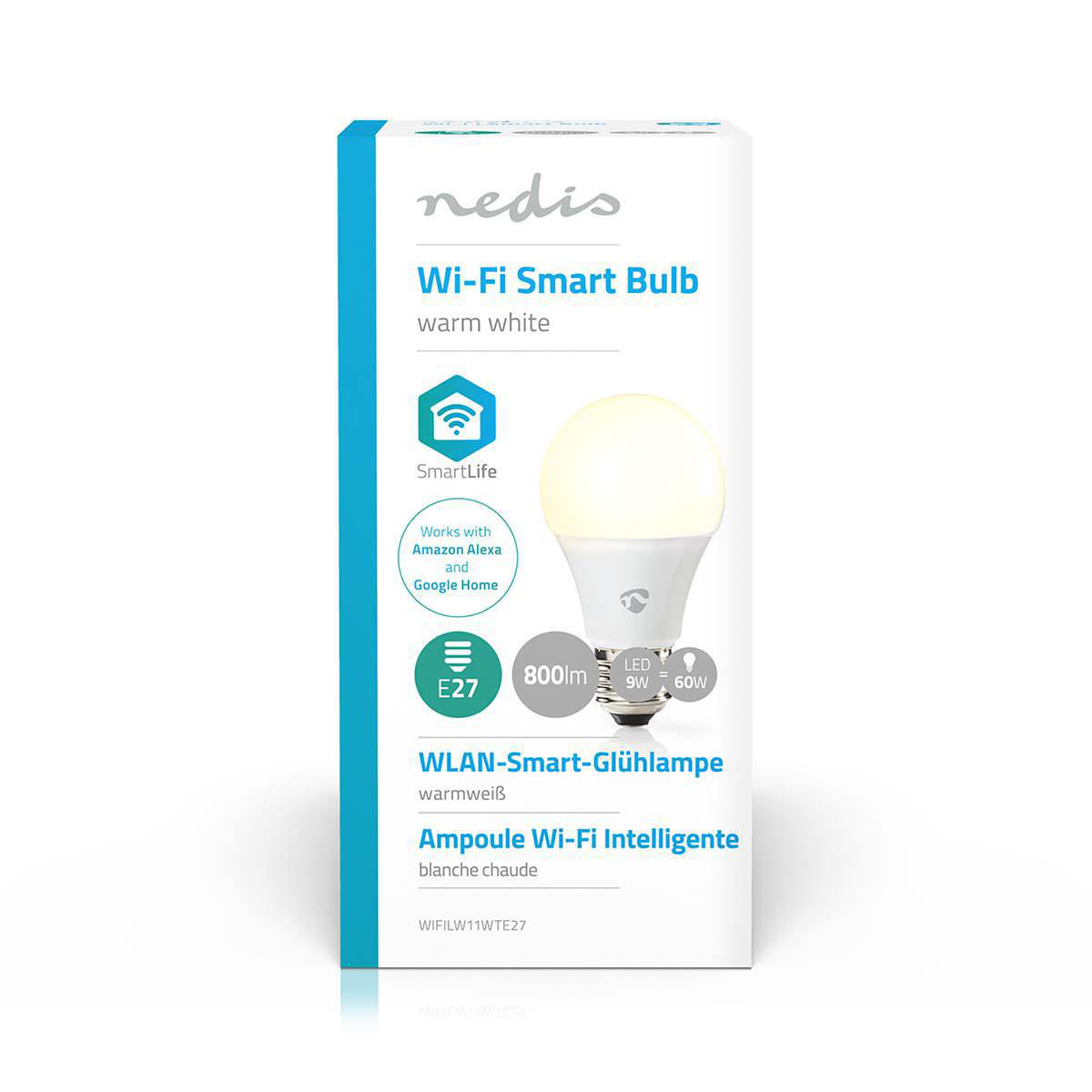 Nedis SmartLife Wi-Fi LED-lamp - E27 fitting / warm-wit - Afbeelding 3