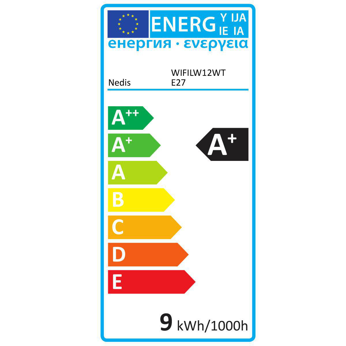 Nedis SmartLife Wi-Fi LED-lamp - E27 fitting / warm-wit - Afbeelding 4