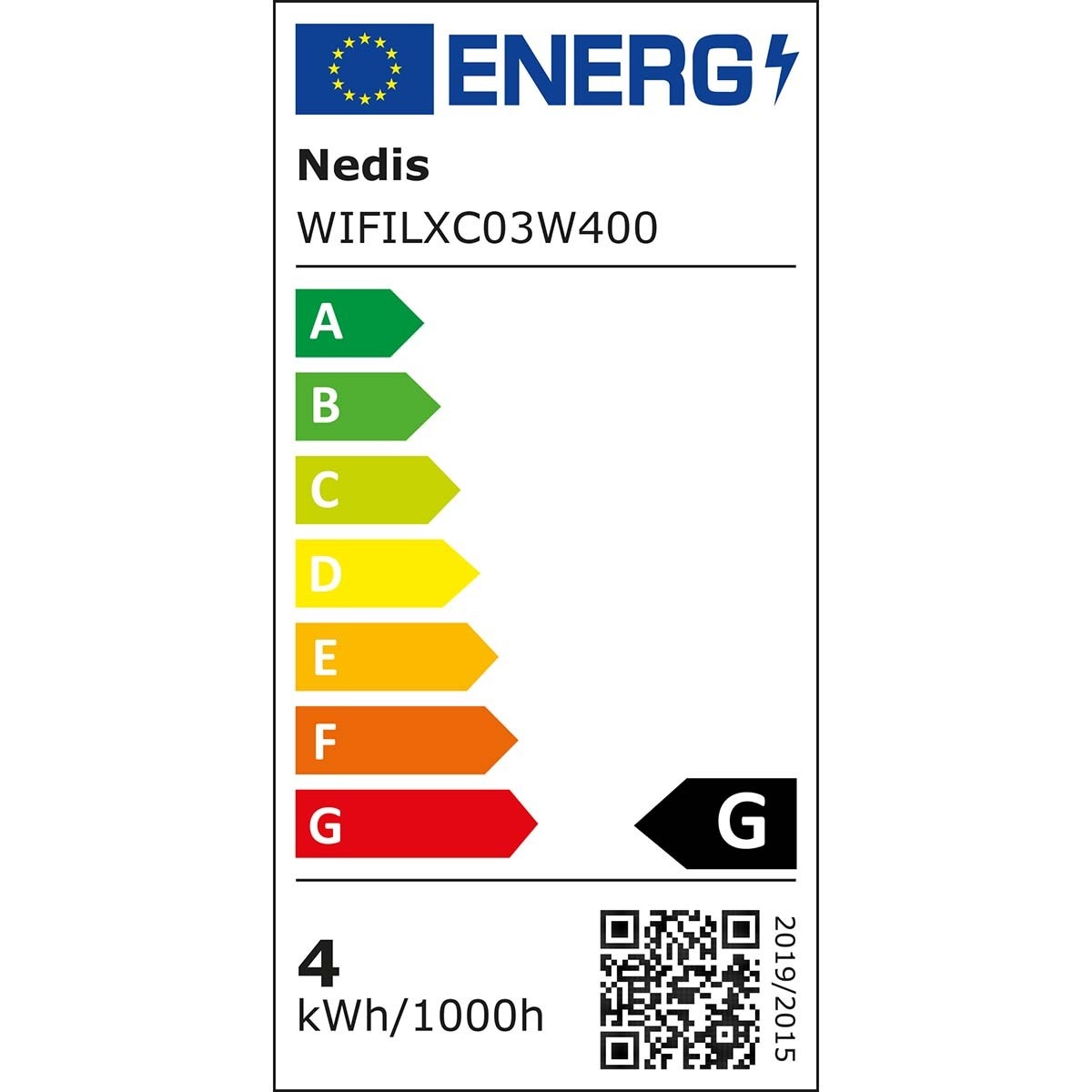 Nedis SmartLife Wi-Fi decoratief LED-ijspegelgordijn - 80x 0,4m/0,6m - 400 LED's / koud-wit - Afbeelding 10