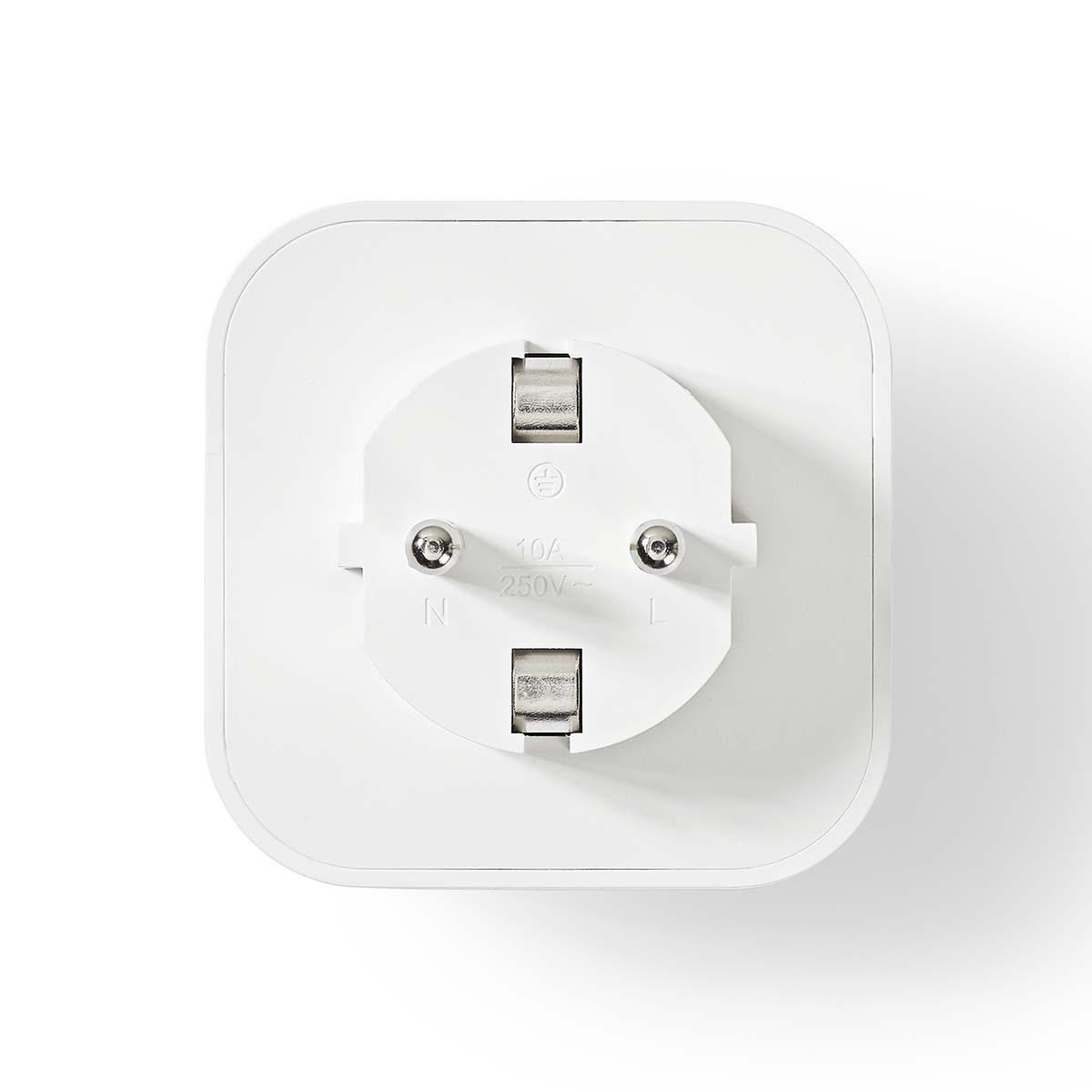 SmartLife Slimme Stekker | Wi-Fi | 2500 W | Randaarde stekker / Type F (CEE 7/7) | -10 - 45 °C | Android™ / IOS | Wit | 1 Stuks - Afbeelding 4