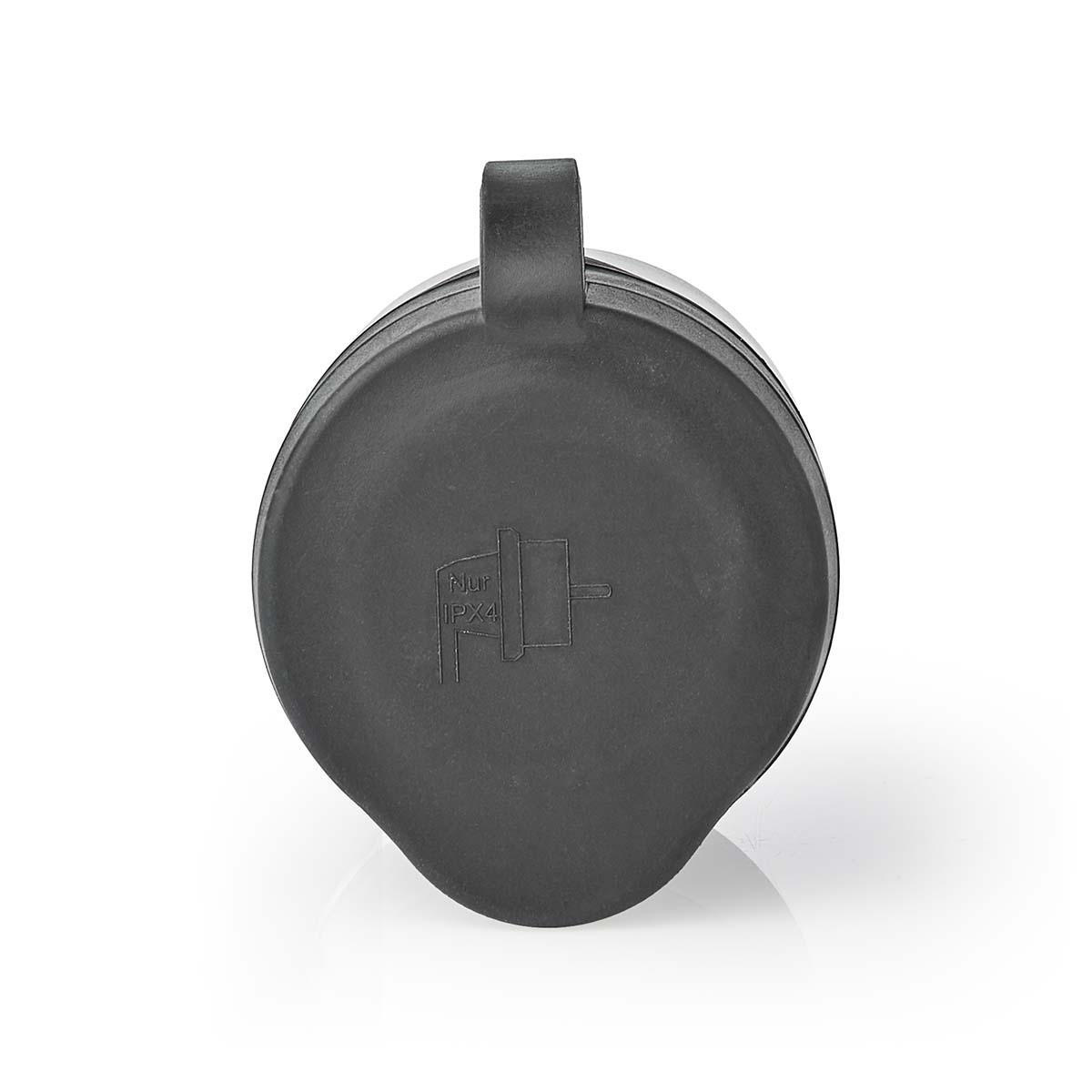 Nedis SmartLife Wi-Fi smart plug voor buiten (IP44) en schakelaar - 1 contact - max. 16A / zwart - Afbeelding 3