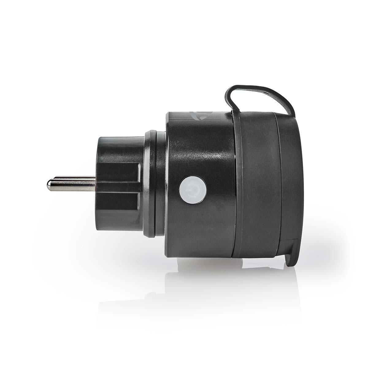 Nedis SmartLife Wi-Fi smart plug voor buiten (IP44) en schakelaar - 1 contact - max. 16A / zwart - Afbeelding 6