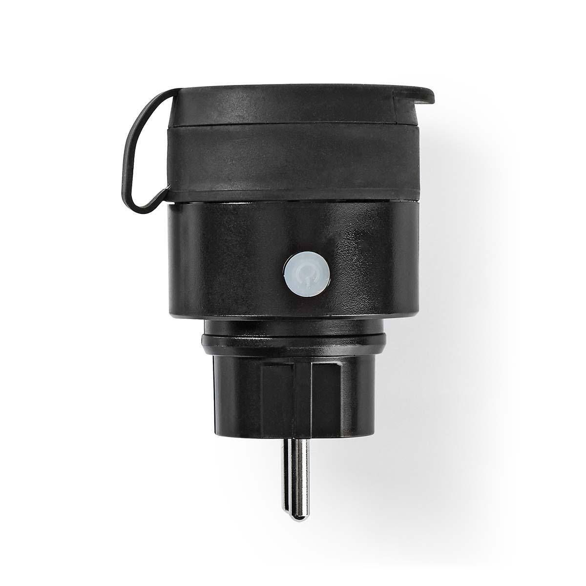 Nedis SmartLife Wi-Fi smart plug voor buiten (IP44) en schakelaar - 1 contact - max. 16A / zwart - Afbeelding 7