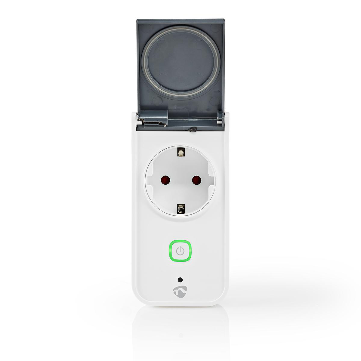 Nedis SmartLife Wi-Fi smart plug voor buiten (IP44) met stroommeter en schakelaar - 1 contact - max. 16A / wit - Afbeelding 6