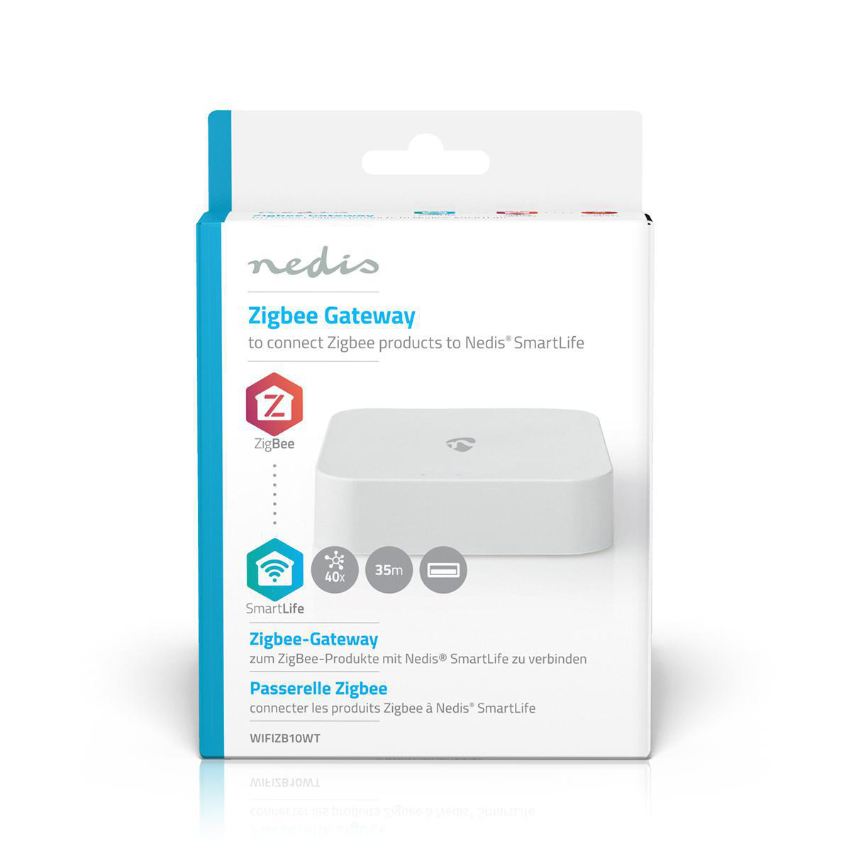 SmartLife Gateway | Zigbee 3.0 | 40 Apparaten | USB Gevoed | Android™ / IOS | Wit - Afbeelding 5