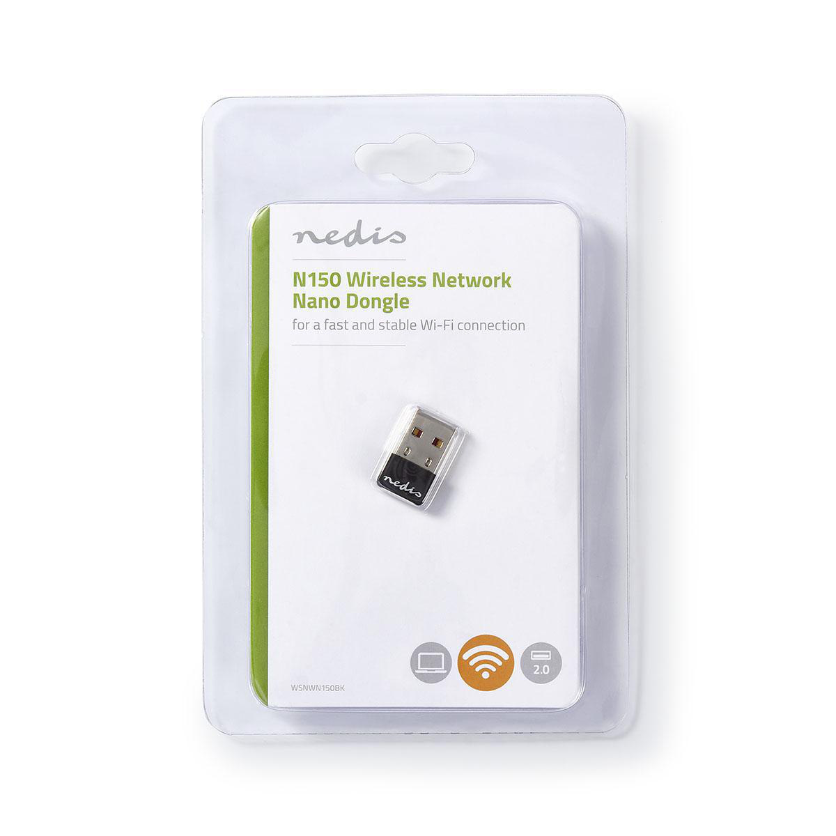 Nedis USB-A - WLAN / Wi-Fi dongle - N150 / 150 Mbps - Afbeelding 5