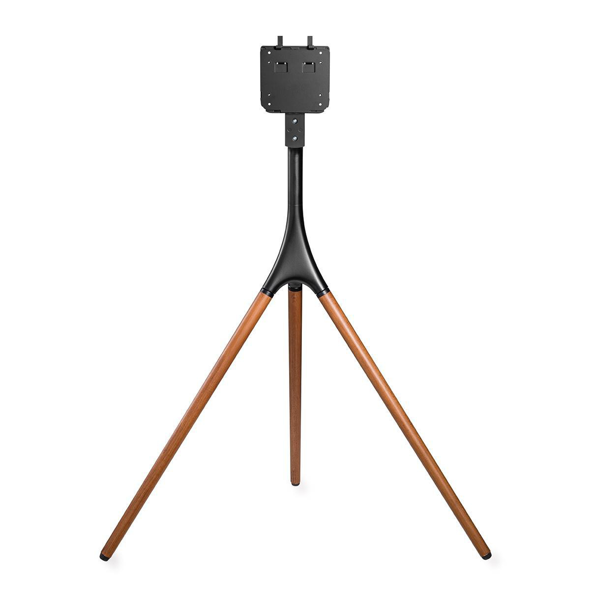 Nedis premium vloerstandaard in schildersezeldesign voor Samsung QLED/Frame schermen tot 65 inch / vast / zwart/bruin