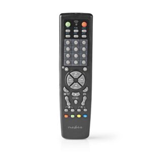Universele Afstandsbediening | Programmeerbaar | 10 Apparaten | Geheugenknoppen / TV-gids Knop | Infrarood | Zwart