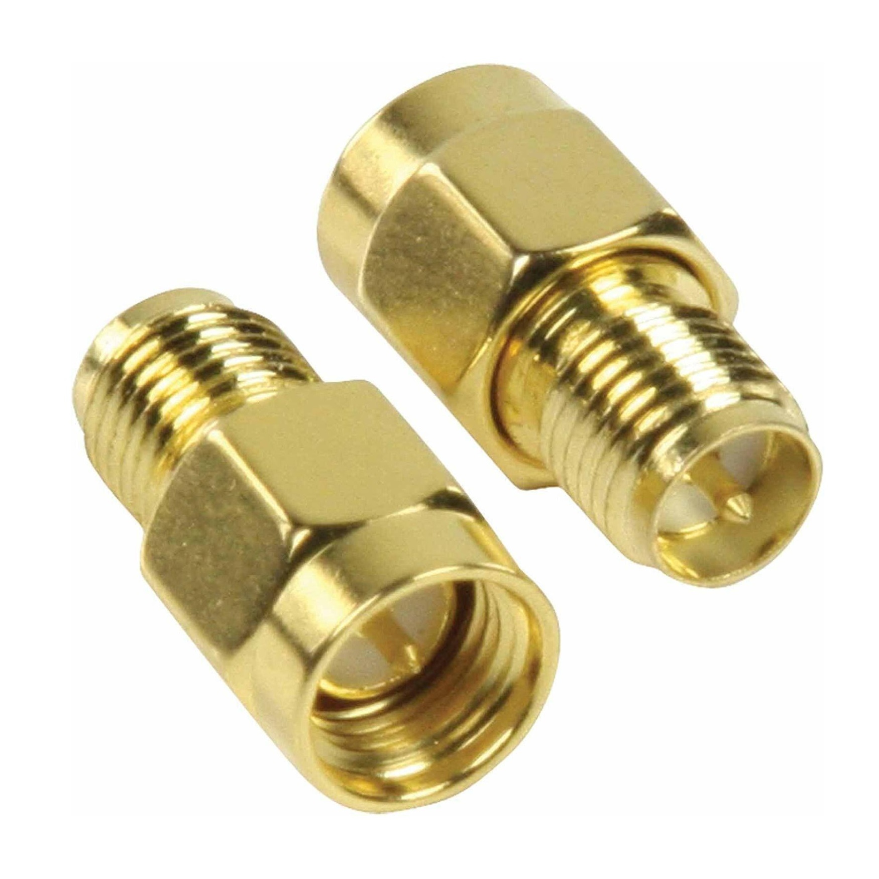 Nedis RP-SMA (v) - SMA (m) adapter | 50 Ohm | 2 stuks