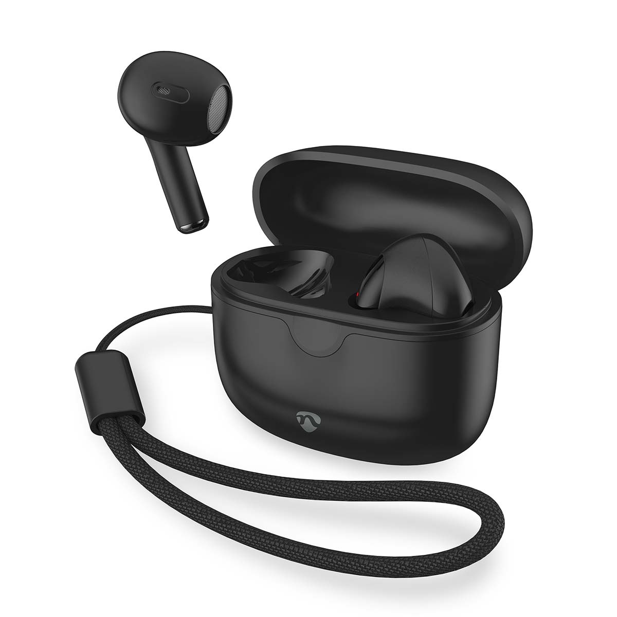 Nedis Bluetooth in-ear earphones met microfoon | charging case | zwart