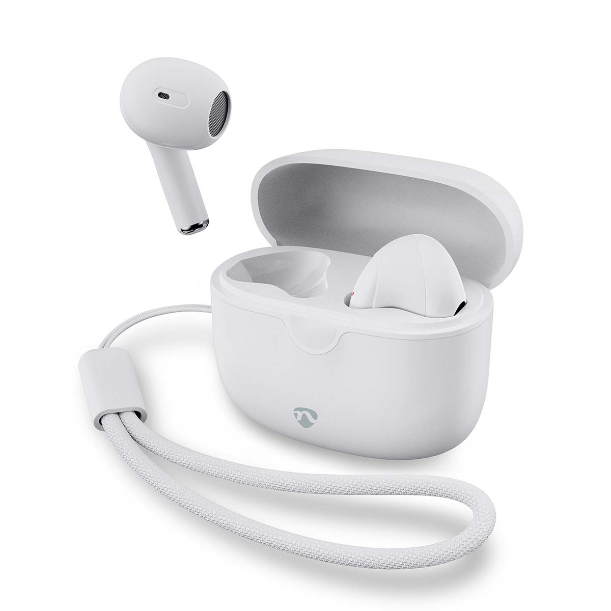 Nedis Bluetooth in-ear earphones met microfoon | charging case | wit