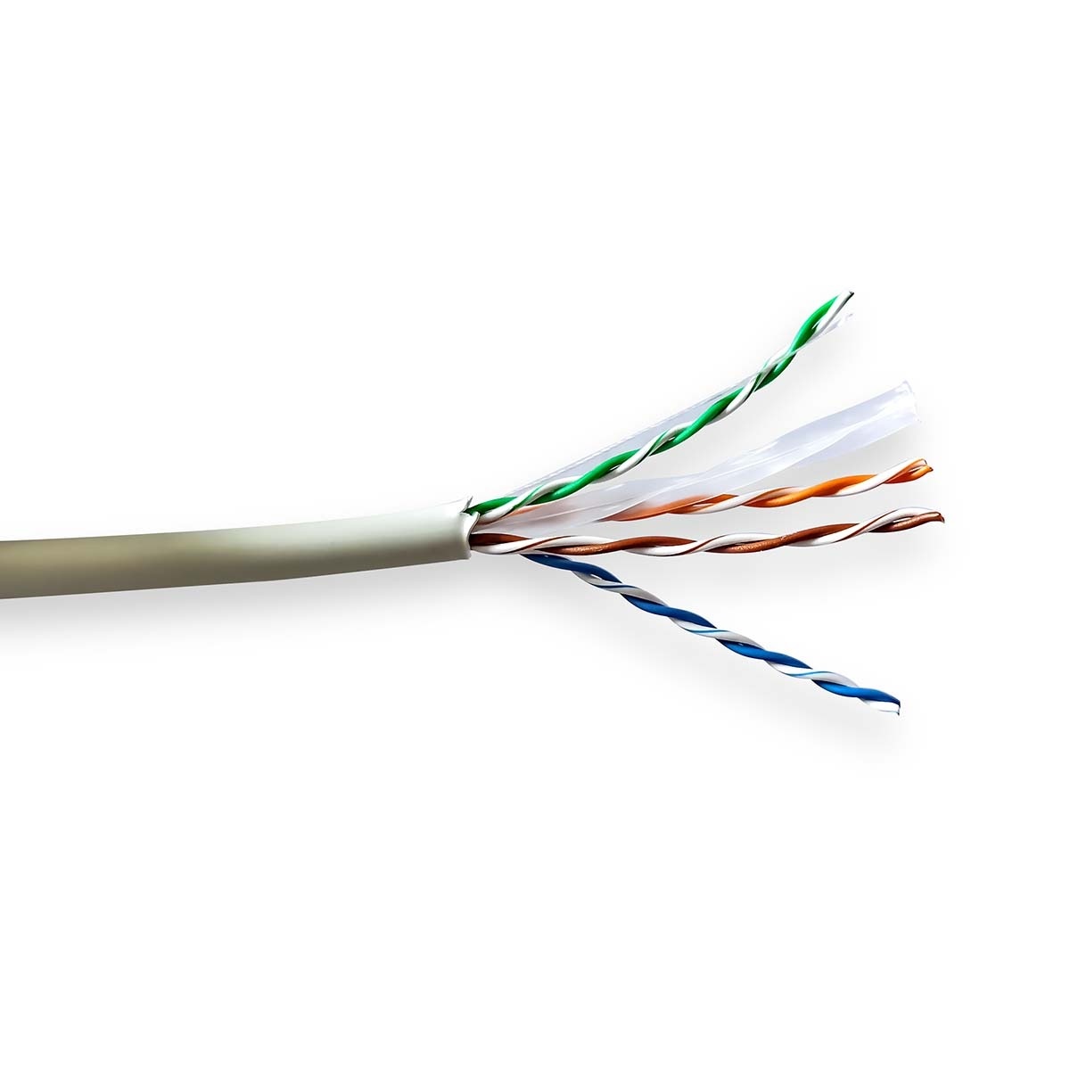Nedis UTP CAT6 netwerkkabel | flexibele aders | AWG24 | LSZH | grijs | 100 meter