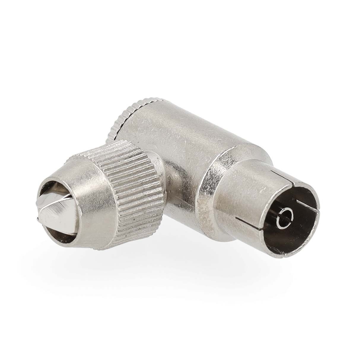 Nedis Coax IEC (v) schroef connectoren set | haaks | metaal
