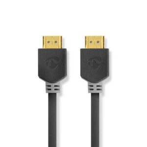 High Speed ​​HDMI™-Kabel met Ethernet | HDMI™ Connector | HDMI™ Connector | 4K@30Hz | ARC | 10.2 Gbps | 20.0 m | Rond | PVC | Antraciet | Doos
