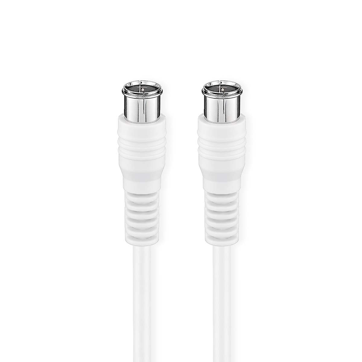 Nedis F-quick (m) - F-quick (m) coaxkabel | wit | 1 meter