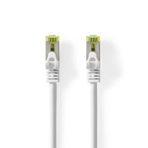 Nedis SFTP CAT7 netwerkkabel | wit | LSZH | 0,50 meter