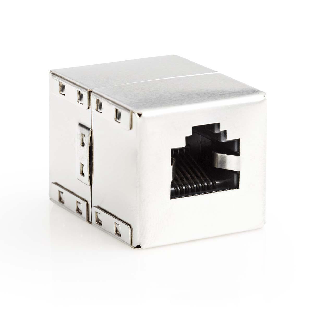 Nedis STP CAT5e koppelstuk | 2x RJ45 (v) | metaal