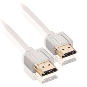 Profigold dunne HDMI kabel - versie 1.4 (4K 30Hz) / wit - 1 meter