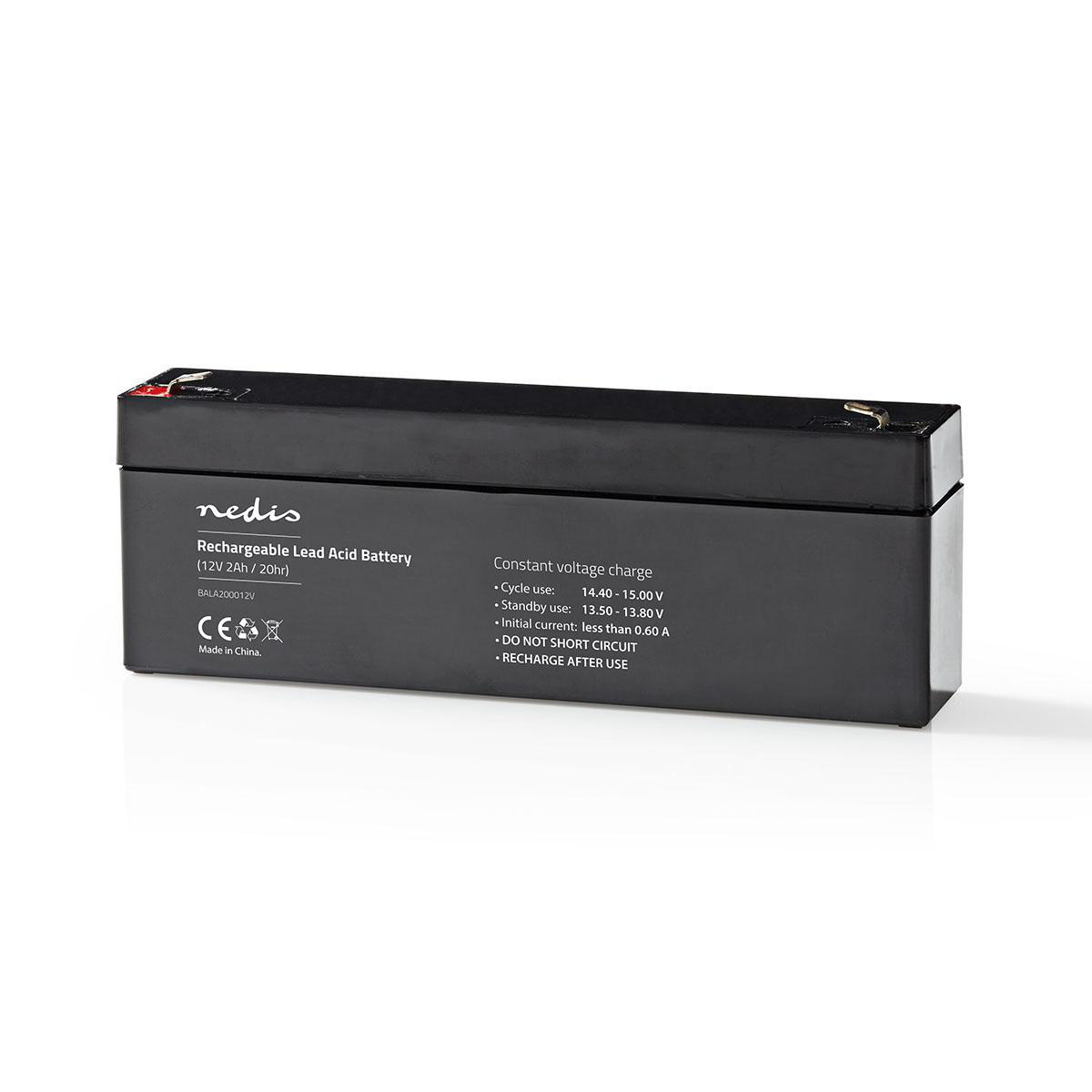 Nedis oplaadbare loodaccu | 12V | 2000 mAh