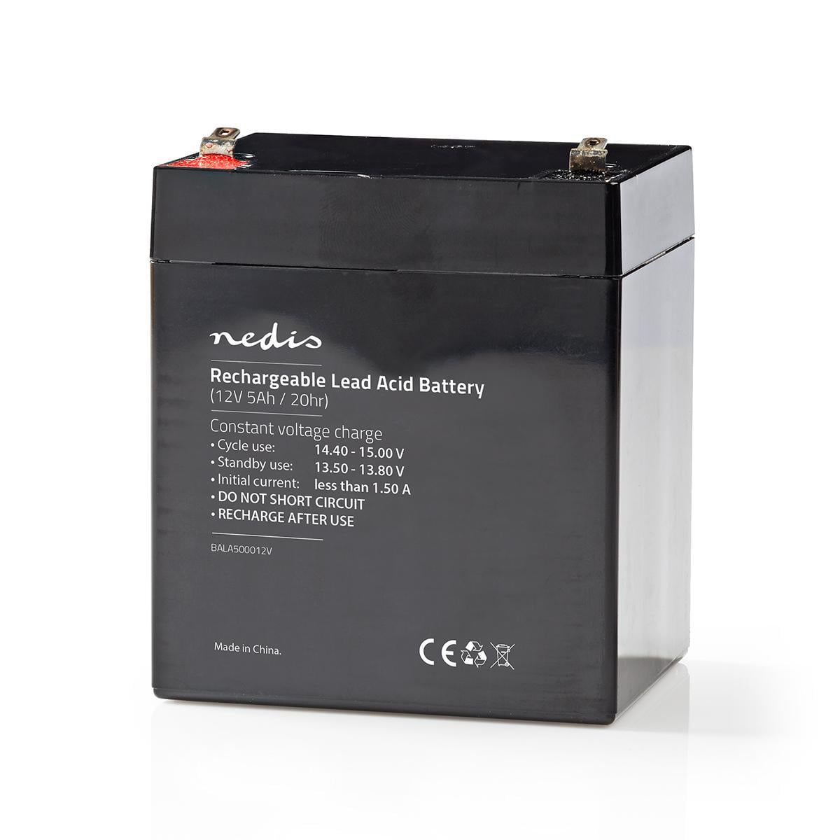 Nedis oplaadbare loodaccu | 12V | 5000 mAh