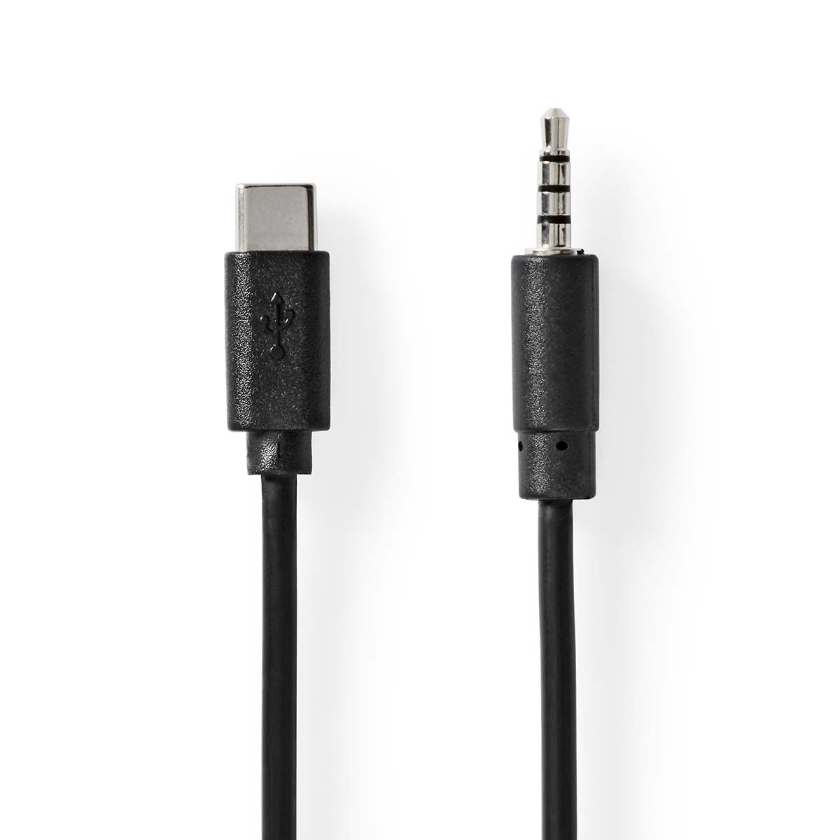 Nedis USB-C naar 3,5mm Jack audio kabel | actief | zwart | 1 meter