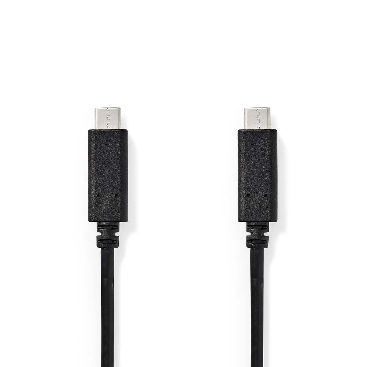 Nedis USB-C kabel | USB3.0 5 Gbps | PD 60W | 4K 60Hz | zwart | 2 meter