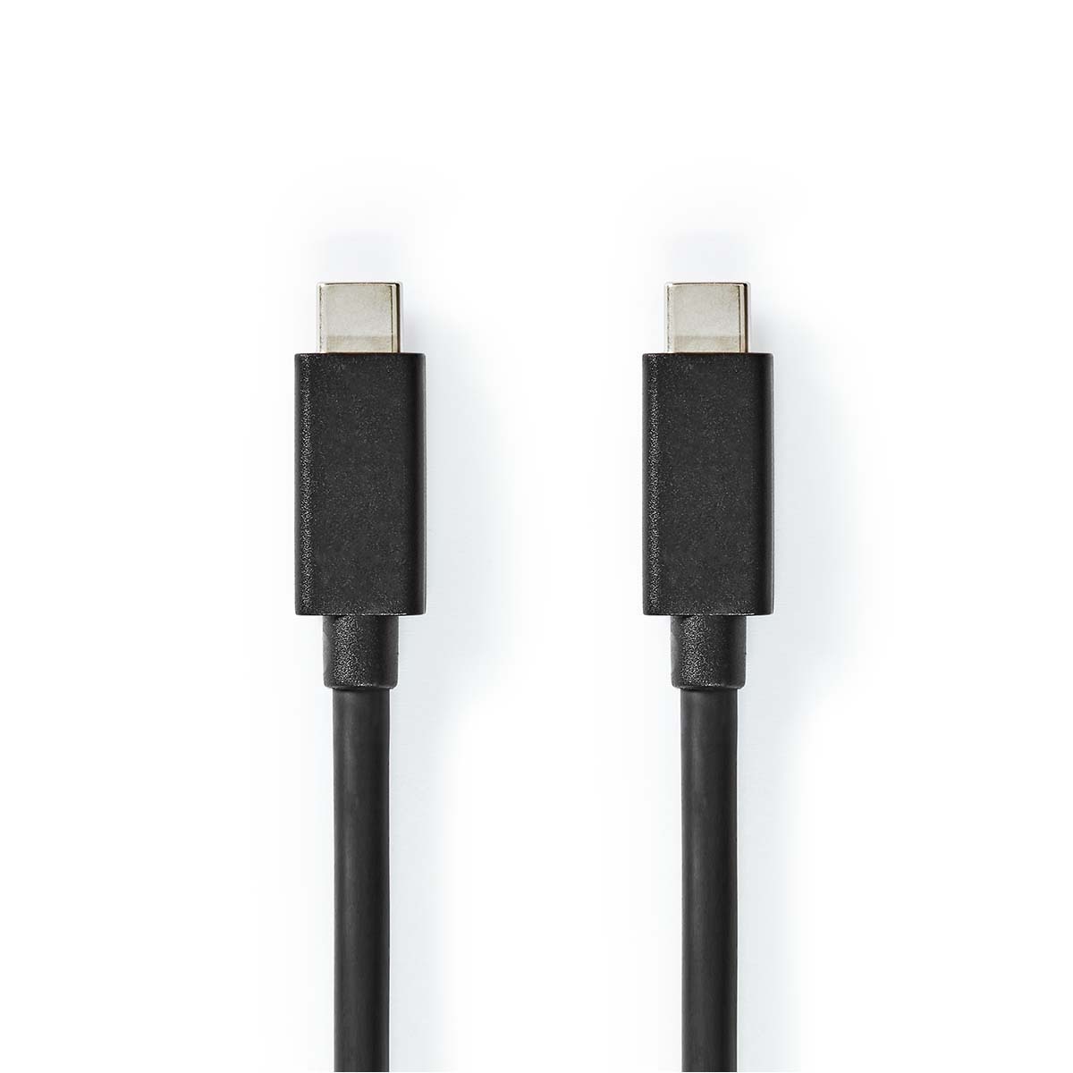 Nedis USB-C kabel | USB3.2 20 Gbps | PD 100W | 4K 60Hz | zwart | 2 meter
