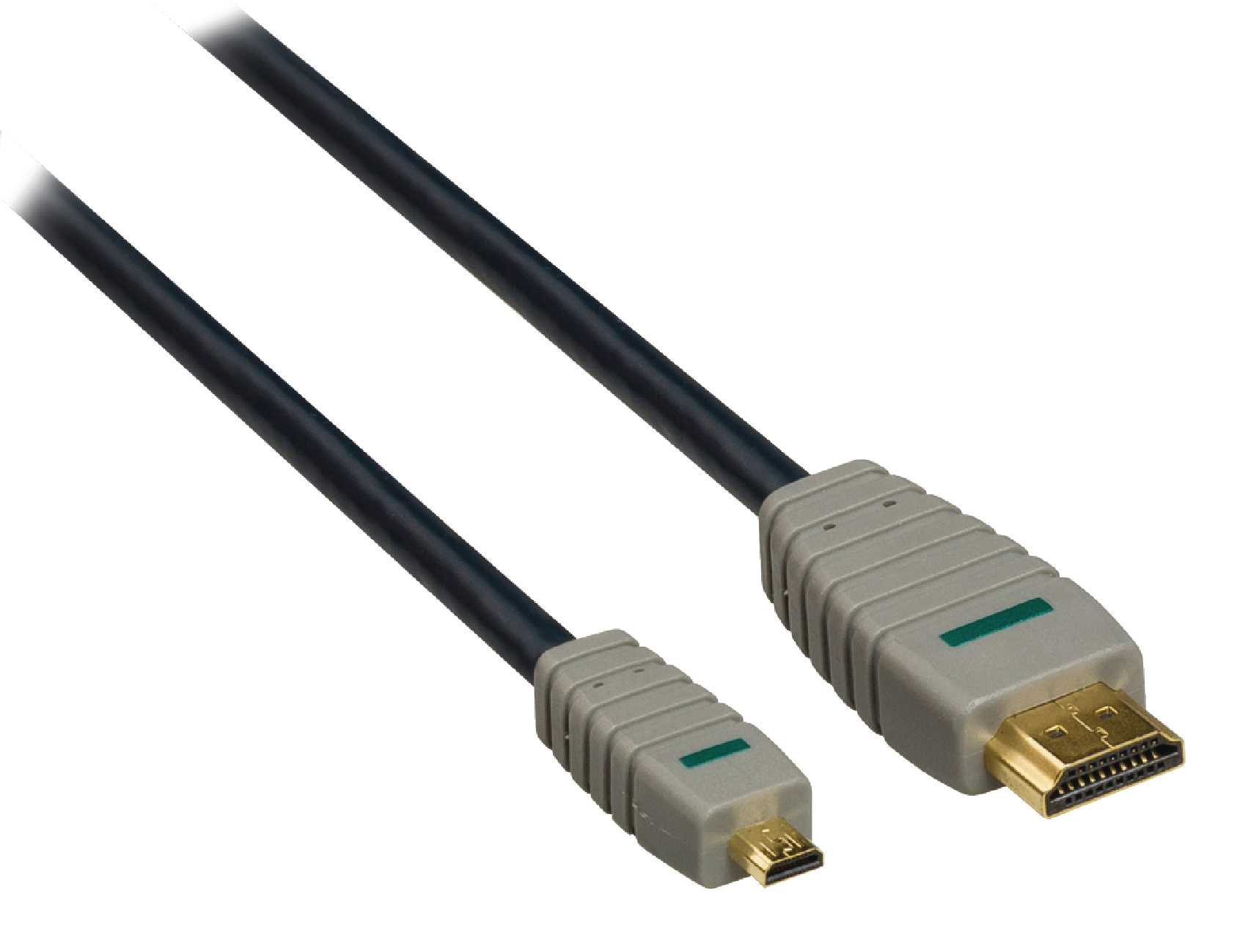 Bandridge Micro HDMI - HDMI kabel - versie 1.4 (4K 30Hz) / zwart - 2 meter