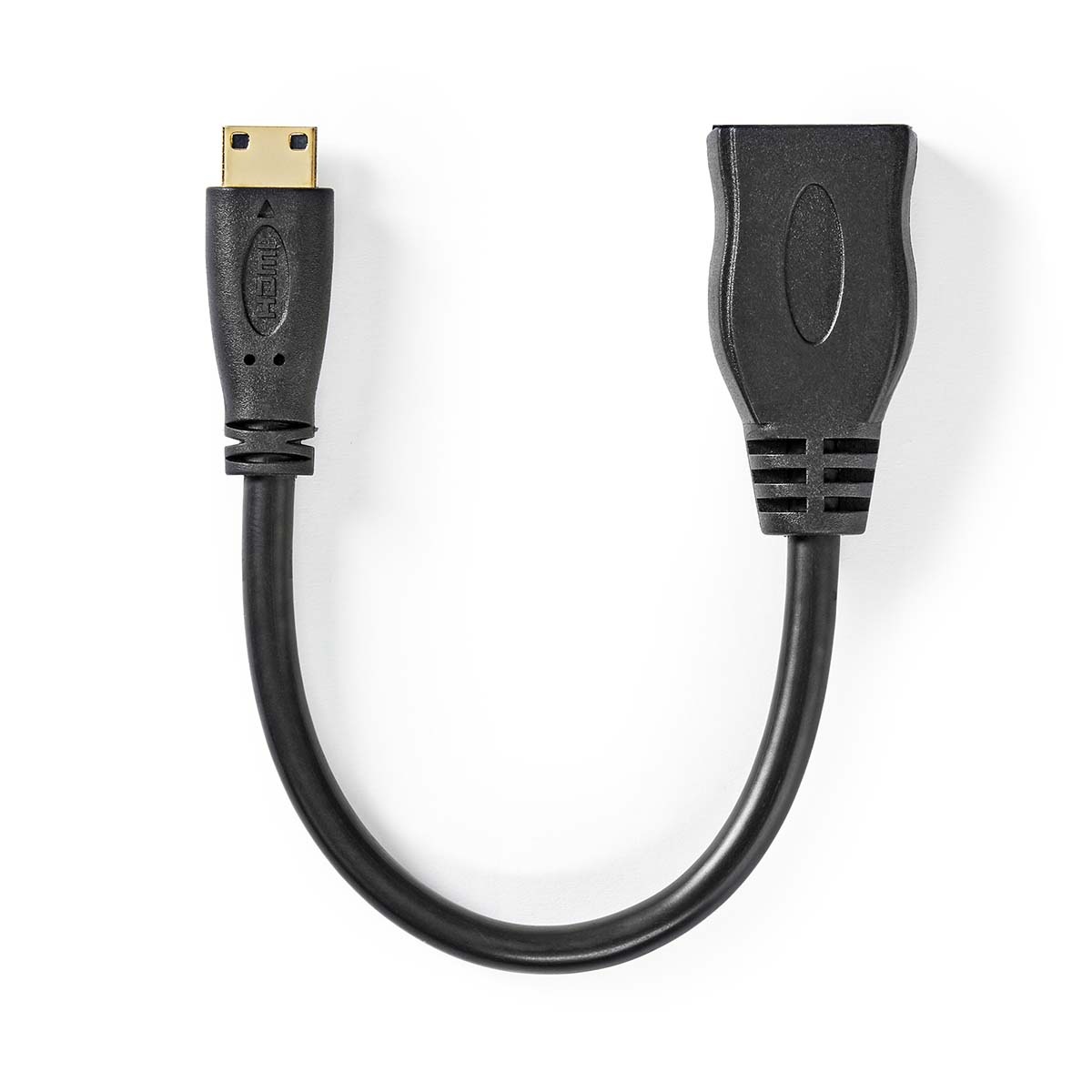 Nedis Mini HDMI - HDMI adapter | HDMI1.4 (4K 30Hz) | 0,20 meter
