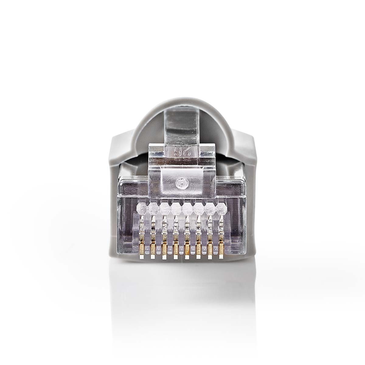 Nedis RJ45 krimp connectoren met huls | STP | CAT5e | vaste aders | 10 stuks