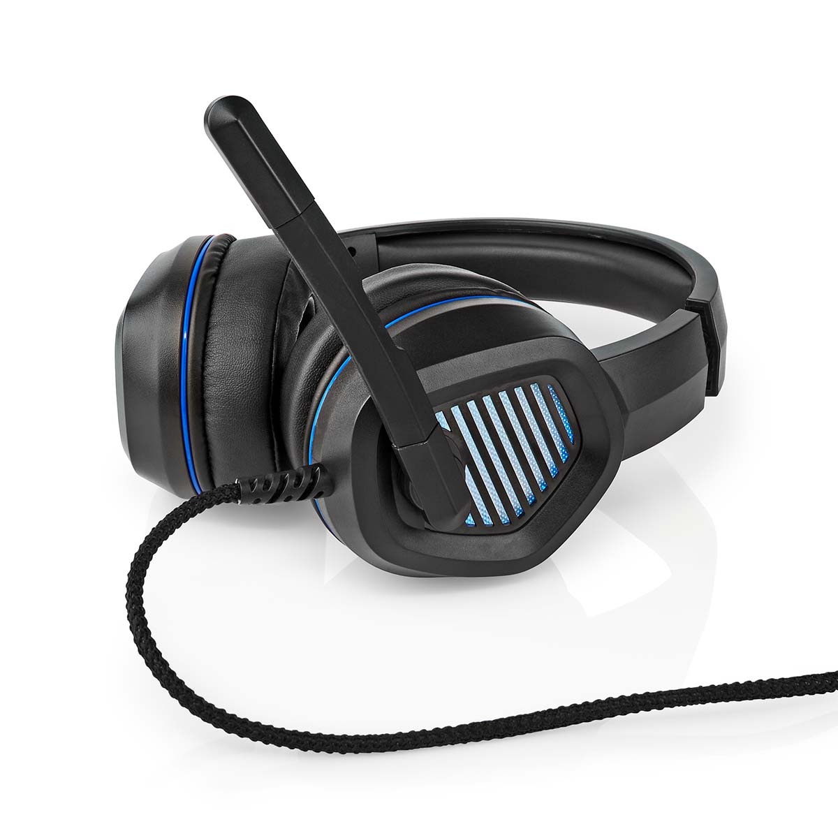 Nedis Gaming over-ear PC headset | surround | LED | USB-A | 2,1 meter
