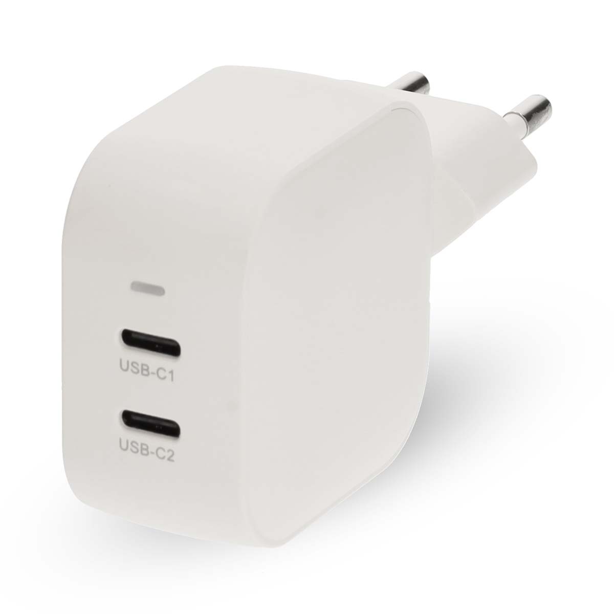 Nedis USB lader | 2x USB-C PD | GaN | 45W | wit
