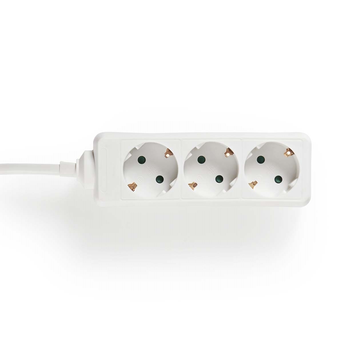 Nedis stekkerdoos | 3-voudig | wit | 3 meter