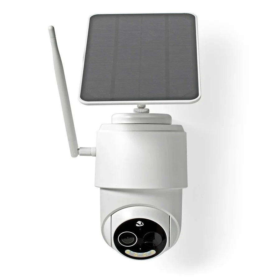 Nedis SmartLife outdoor camera met spotlight | oplaadbaar/solar | draaien/kantelen | Wi-Fi | Full HD 1080p