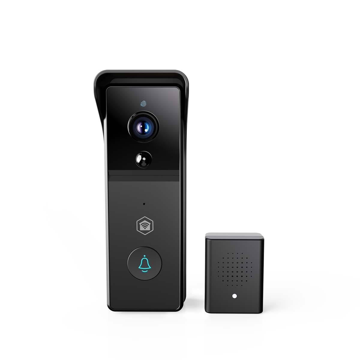 Nedis SmartLife videodeurbel met gong | batterijvoeding | Wi-Fi | 3MP Full HD 1296p