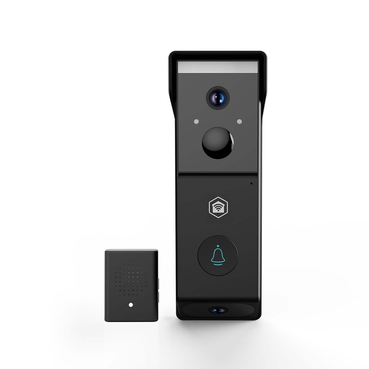 Nedis SmartLife videodeurbel met gong | 2 camera's | batterijvoeding | Wi-Fi | Full HD 1080p
