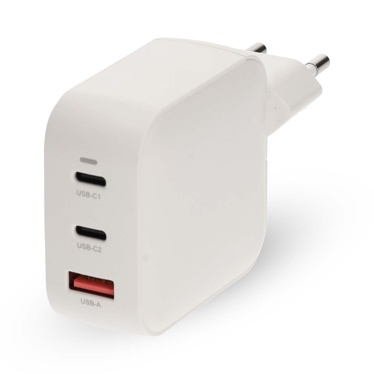 Nedis USB lader | 2x USB-C PD en 1x USB-A QC | GaN | 100W | wit