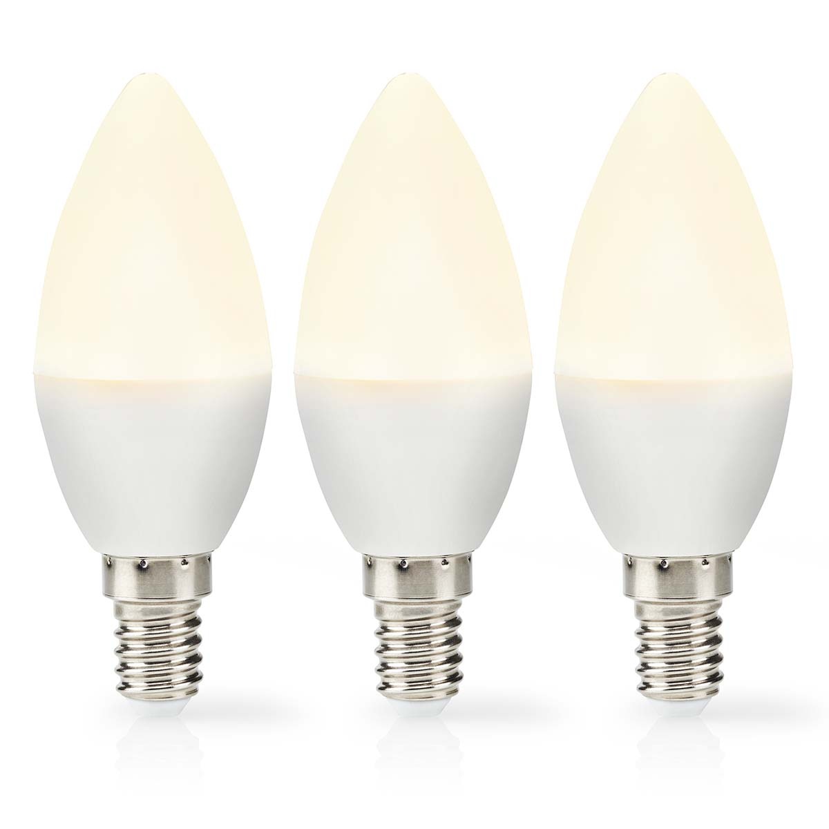 Nedis LED-lamp set | 3 stuks | warm wit | E14 | C35 | 4,9W - Afbeelding 2