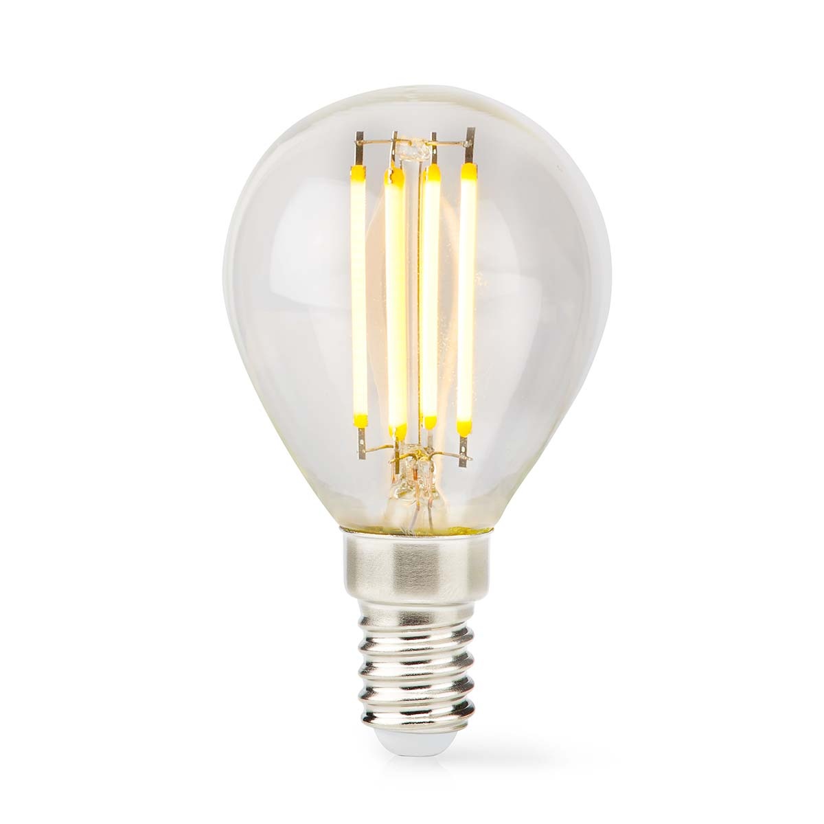Nedis LED-filamentlamp | warm wit | dimbaar | E14 | G45 | 4,5W - Afbeelding 2